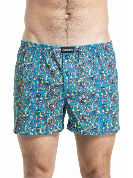 Meatfly Meatfly pánske trenýrky Agostino Pink Partyboi / Cityboi Double Pack