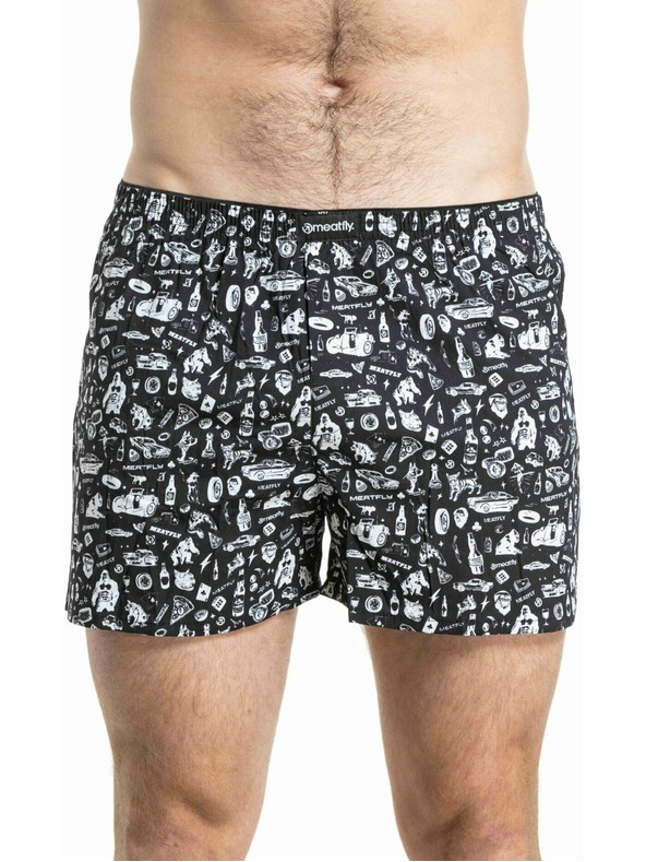 Meatfly Meatfly pánske trenírky Agostino Riot Act Seamless Double Pack