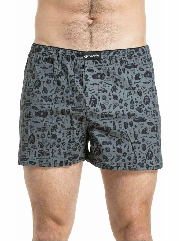 Meatfly Meatfly pánske trenírky Agostino Riot Act Seamless Double Pack