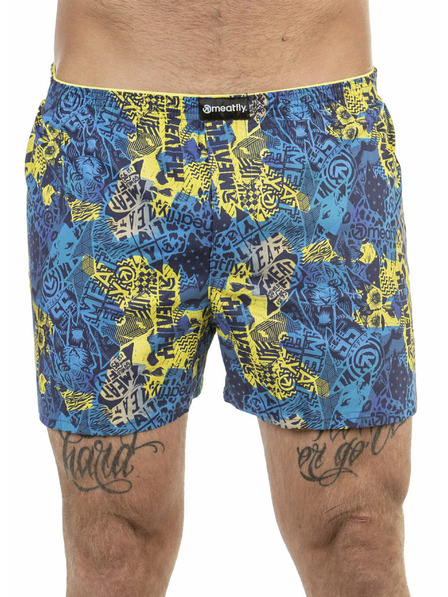 Meatfly Meatfly pánske trenírky Agostino Double Pack B - Mosh