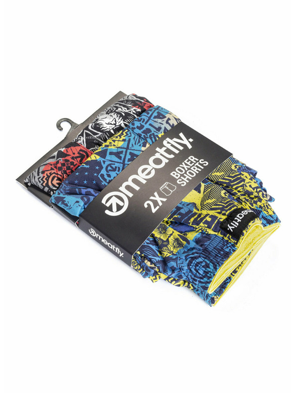 Meatfly Meatfly pánske trenírky Agostino Double Pack B - Mosh