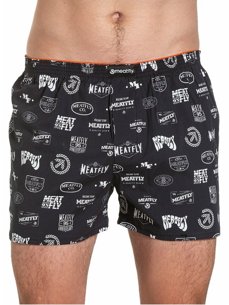 Meatfly Meatfly pánske trenírky Agostino Double Pack H - Badges