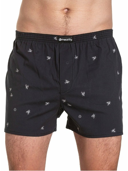 Meatfly Meatfly pánske trenírky Agostino Double Pack I - Flies