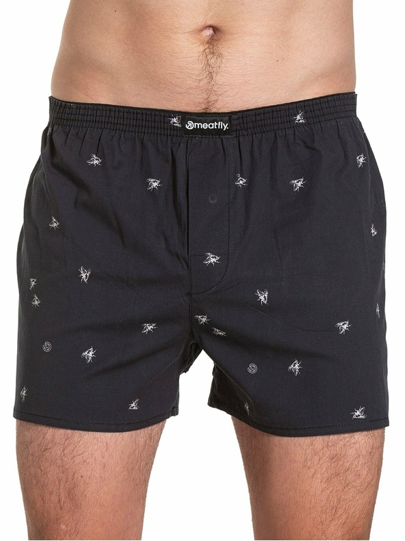 Meatfly Meatfly pánske trenírky Agostino Double Pack I - Flies