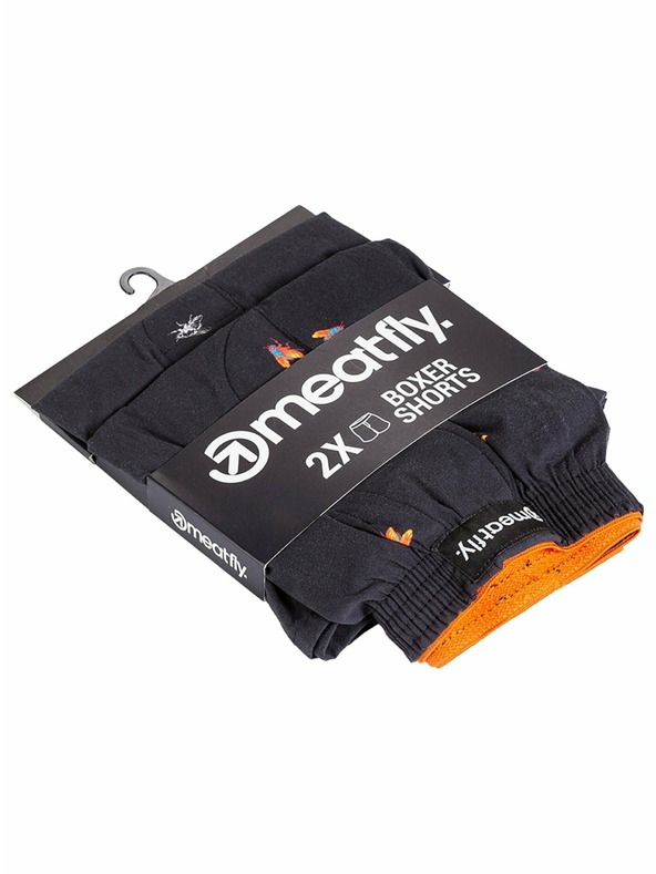 Meatfly Meatfly pánske trenírky Agostino Double Pack I - Flies