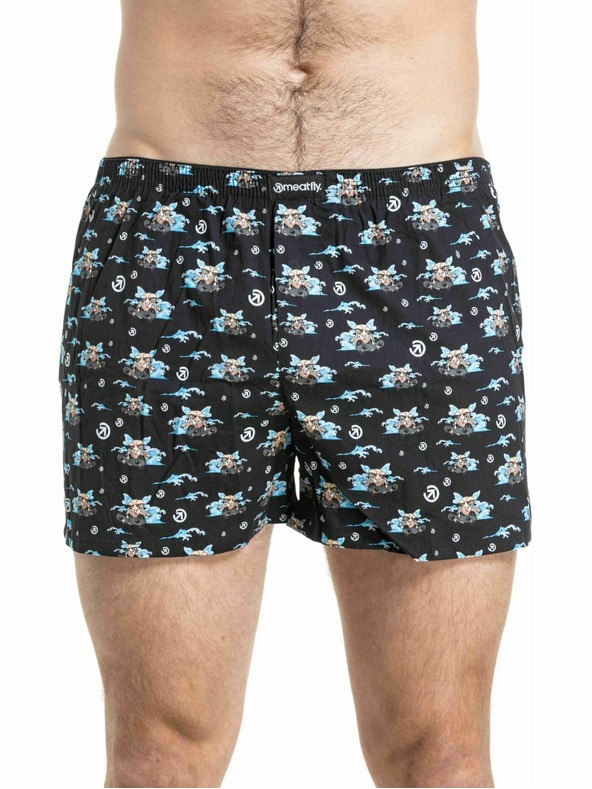 Meatfly Meatfly pánske trenírky Agostino SK8 Skeleton / Fly Double Pack