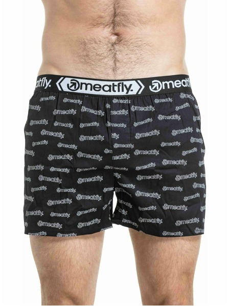 Meatfly Meatfly pánske boxerky Gigi Double Pack Black / White