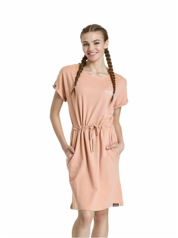 Meatfly Meatfly dámske šaty Lottie Coral Sands