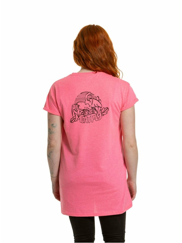 Meatfly Meatfly dámske šaty Senna Neon Pink