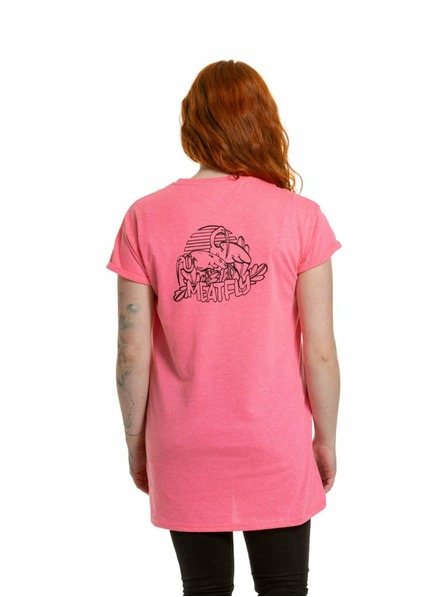 Meatfly Meatfly dámske šaty Senna Neon Pink