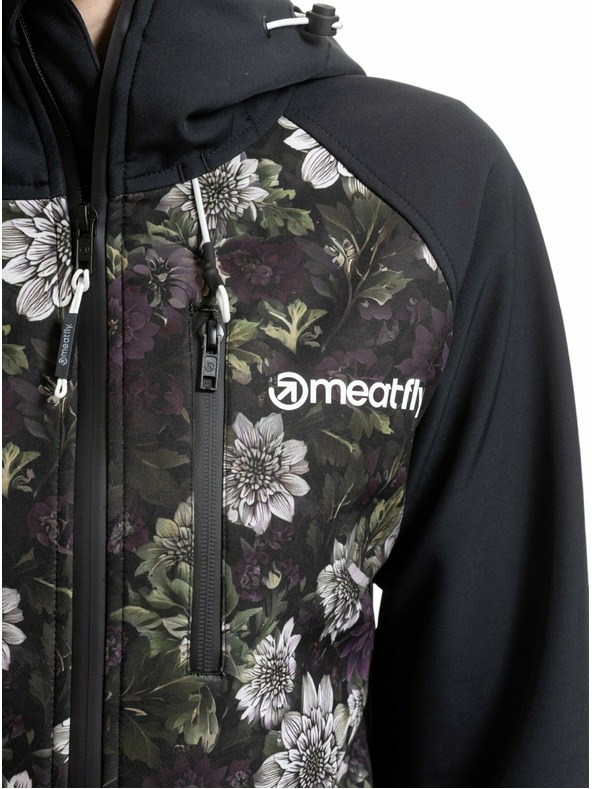 Meatfly Meatfly dámska softshell bunda Zaja Black / Straws