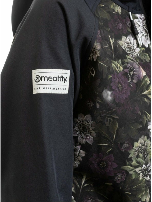 Meatfly Meatfly dámska softshell bunda Zaja Black / Straws