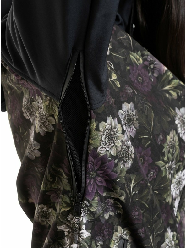 Meatfly Meatfly dámska softshell bunda Zaja Black / Straws