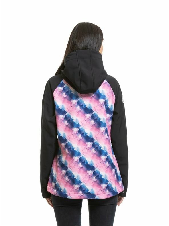 Meatfly Meatfly dámska softshell bunda Zaja Black / Bubbles