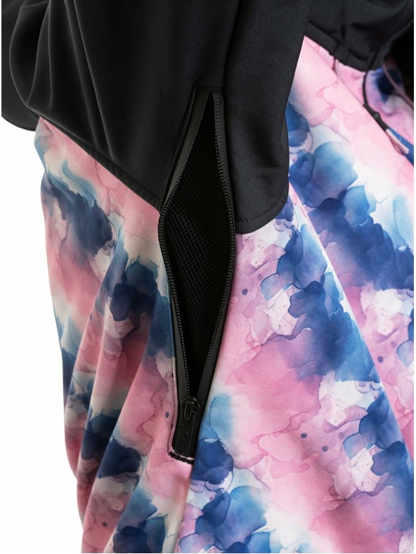 Meatfly Meatfly dámska softshell bunda Zaja Black / Bubbles