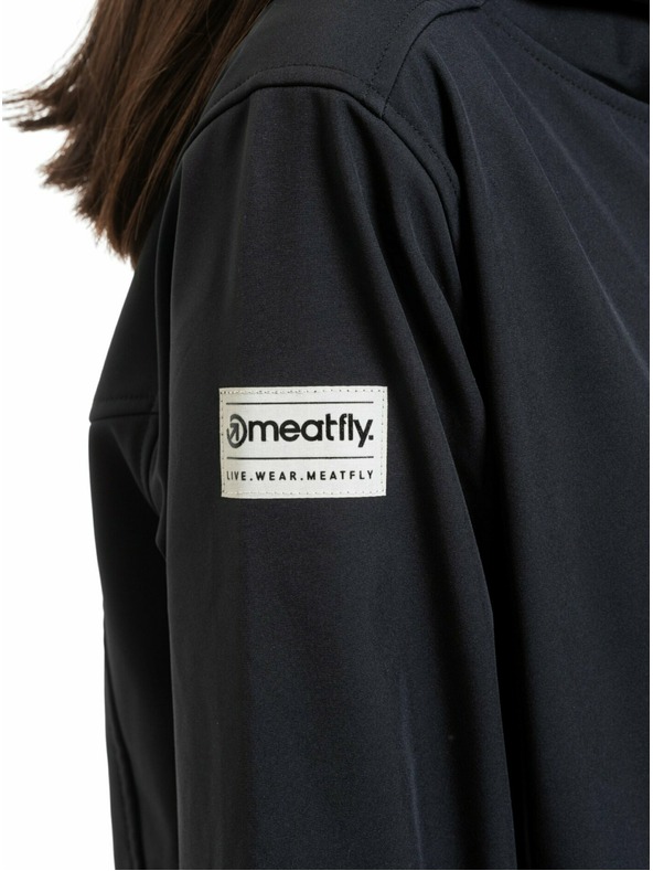 Meatfly Meatfly dámsky softshell kabát Thea Black