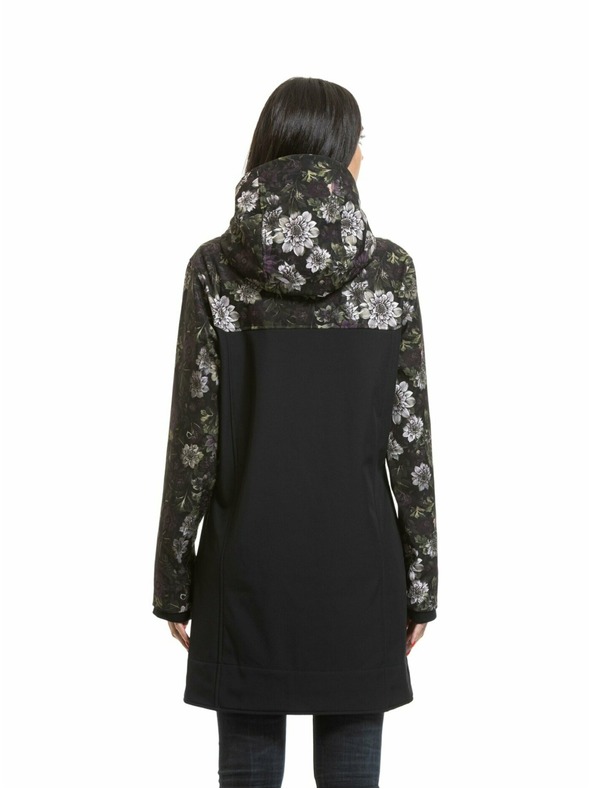 Meatfly Meatfly dámsky softshell kabát Thea Straws / Black