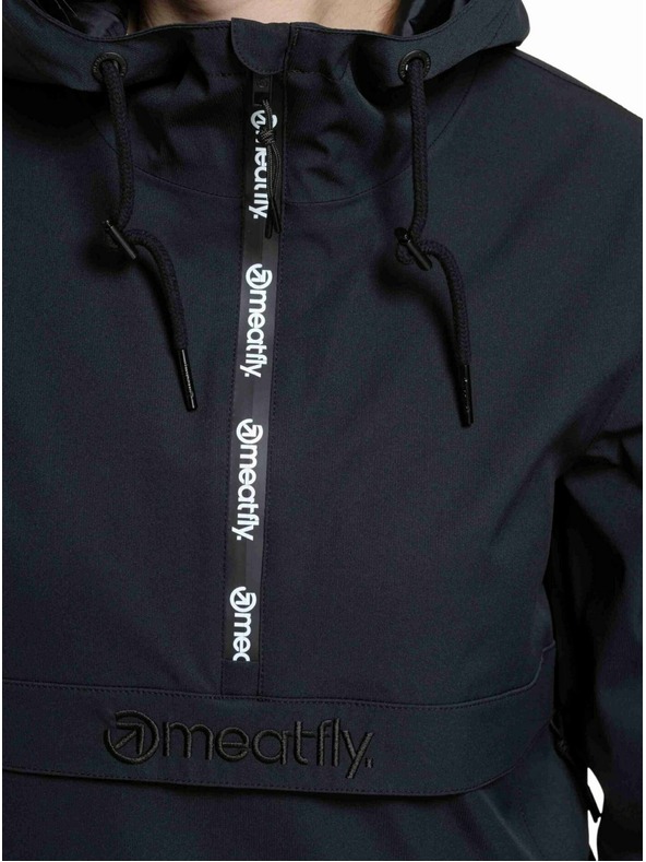 Meatfly Meatfly dámska street bunda Kalle Black / Black Logo