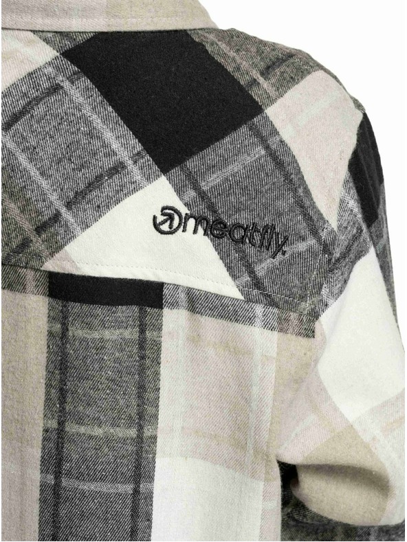 Meatfly Meatfly dámska košeľa Courtney Beige