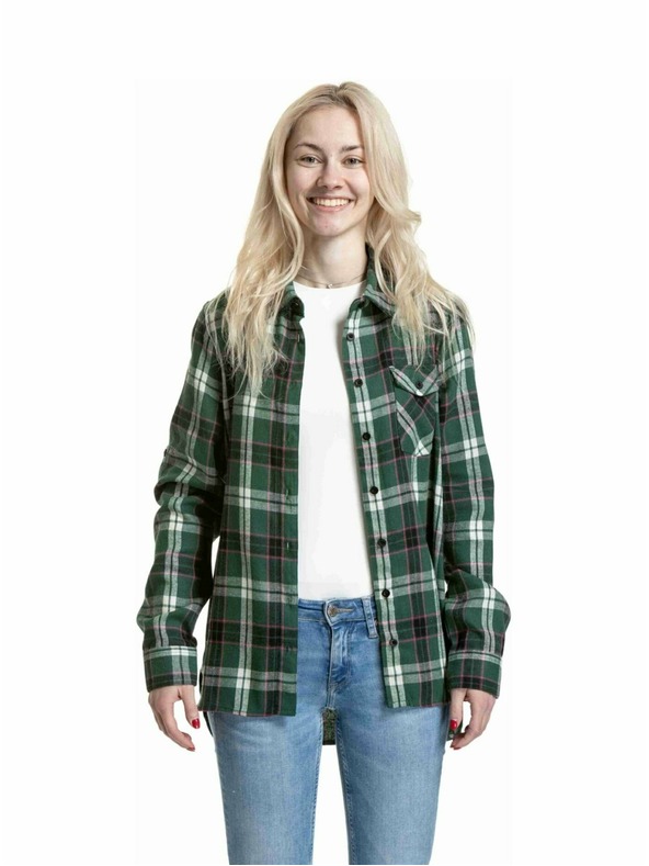 Meatfly Meatfly dámska košeľa Courtney Dark Green