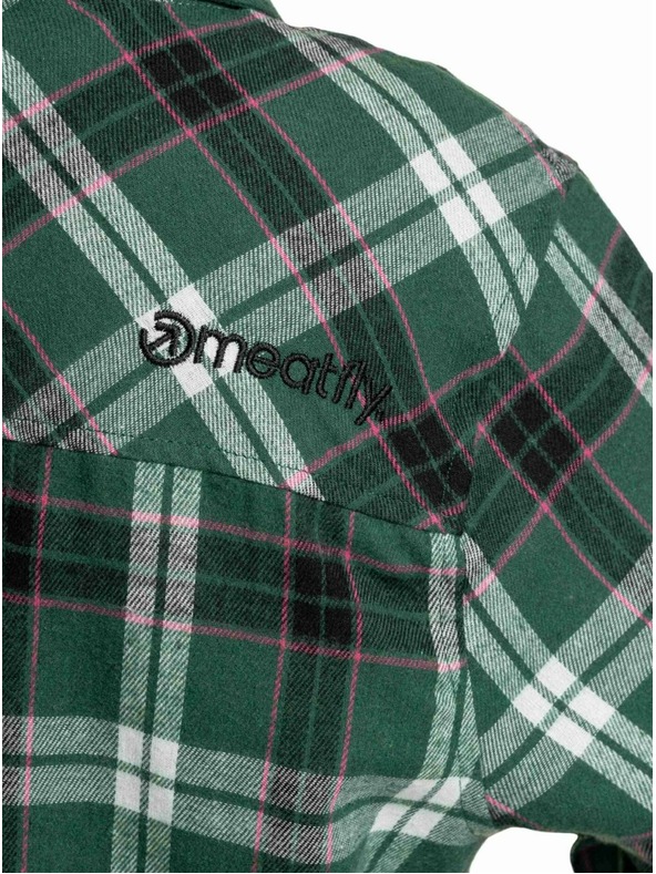 Meatfly Meatfly dámska košeľa Courtney Dark Green