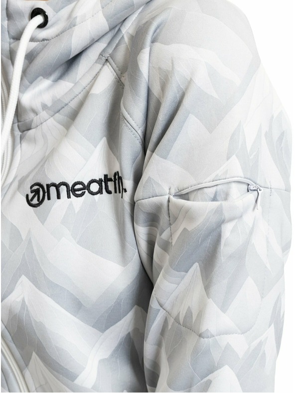 Meatfly Meatfly dámska technická mikina Alisha White Mountain