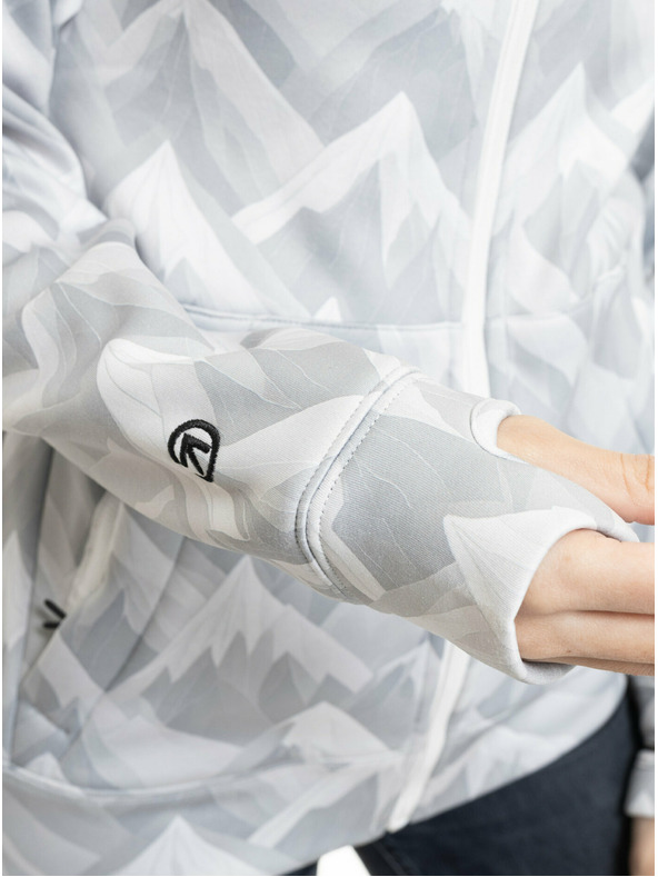 Meatfly Meatfly dámska technická mikina Alisha White Mountain