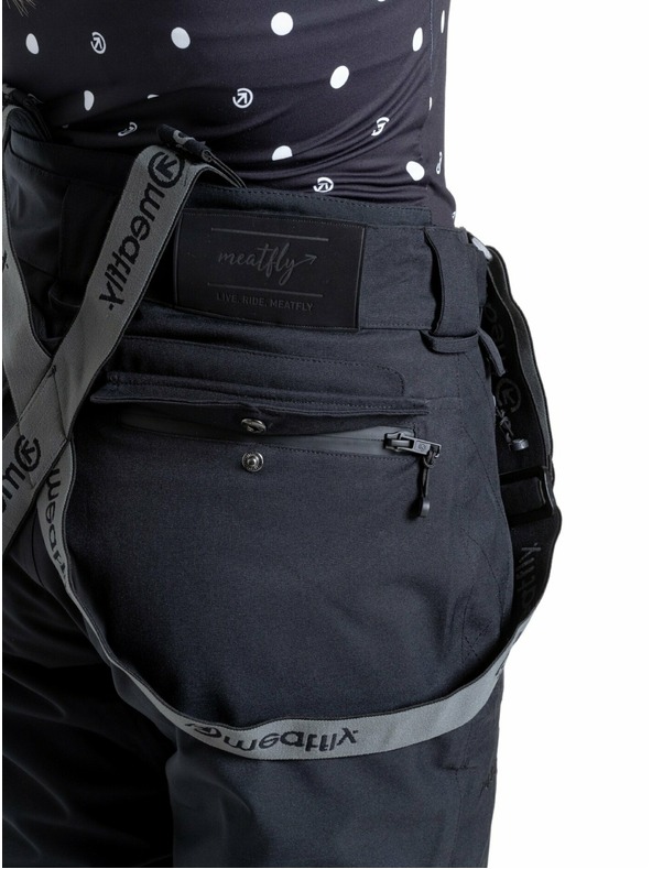 Meatfly Meatfly dámske SNB & SKI nohavice Foxy Black