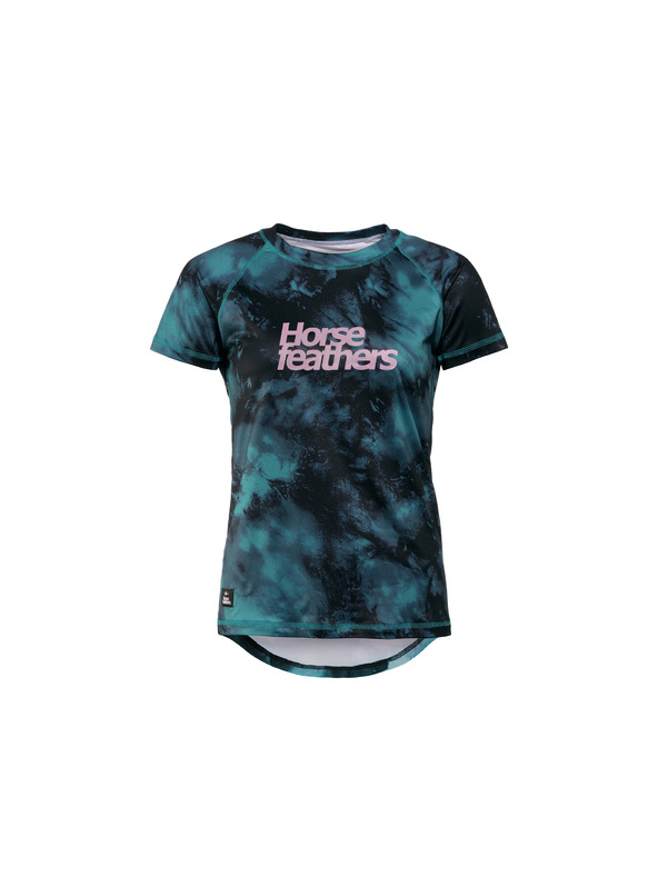 Horsefeathers Dámsky bike dres Deco - petrol camo