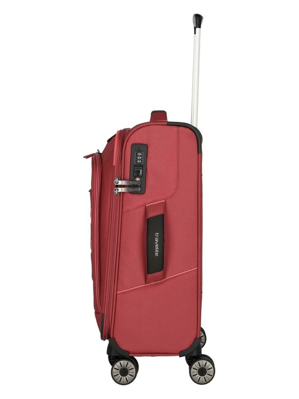 Travelite Červený cestovný kufor Travelite Skaii 4w S