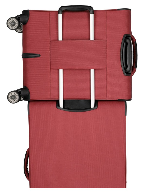 Travelite Červený cestovný kufor Travelite Skaii 4w S