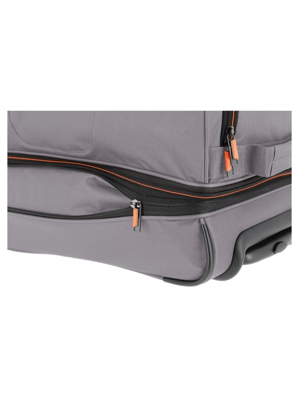 Travelite Taška na kolieskach Travelite Basics S - sivo-zelená