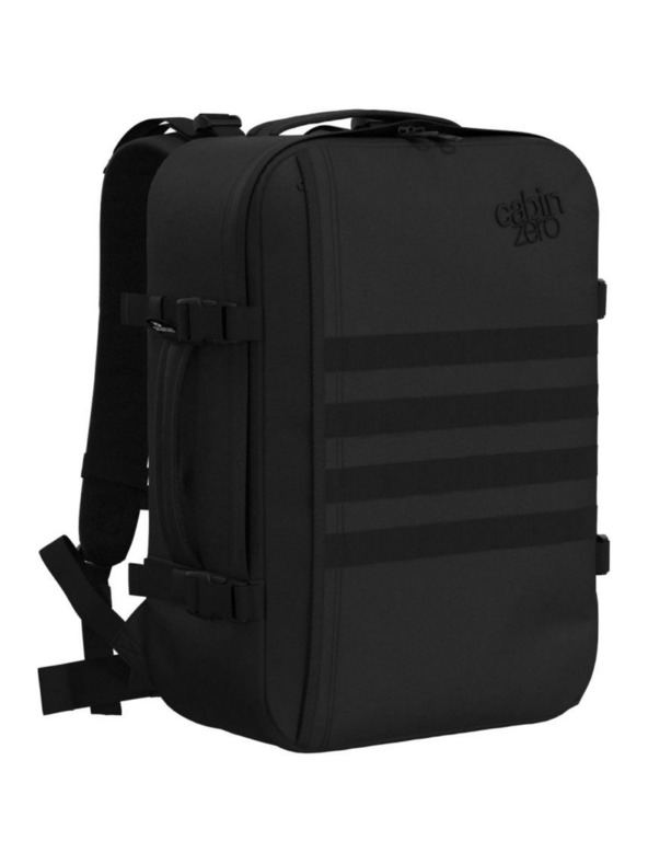 CabinZero Čierny batoh CabinZero Military 36L Absolute Black