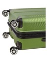Travelite Zelený cestovný kufor Travelite City 4w L zelený