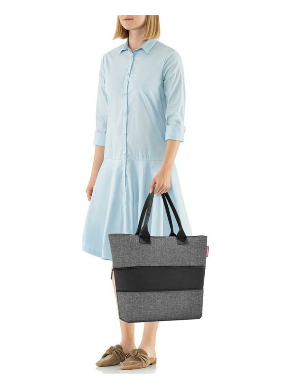 Reisenthel Taška Reisenthel Shopper E1 Gray Gray Striped Shopper Bag