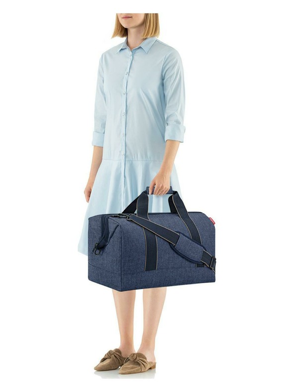 Reisenthel Tmavo modrá cestovná taška Reisenthel Allrounder L Herringbone Dark Blue