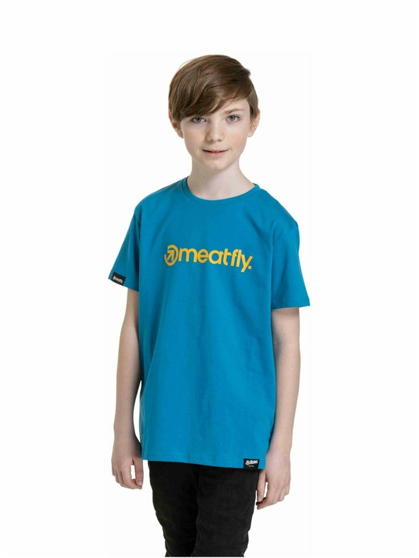 Meatfly Meatfly detské tričko Bart Funky Blue | Modrá | Veľkosť 146 | 100% bavlna