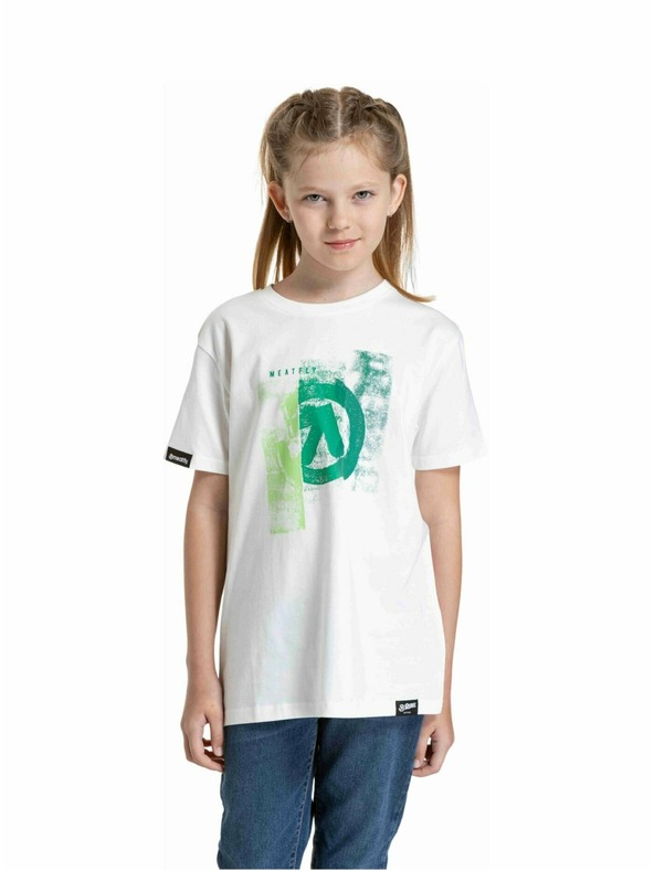 Meatfly Meatfly detské tričko Artee White | Biela | Veľkosť