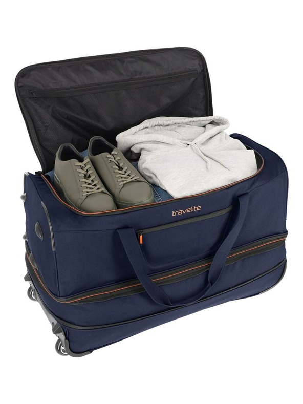 Travelite Taška na kolieskach Travelite Basics L Navy/orange