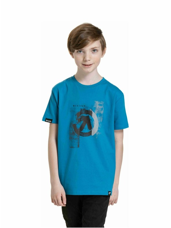 Meatfly Meatfly detské tričko Artee Funky Blue | Modrá | Veľkosť 158 | 100% bavlna