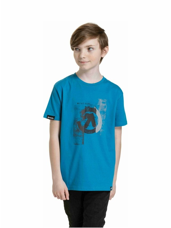 Meatfly Meatfly detské tričko Artee Funky Blue | Modrá | Veľkosť 158 | 100% bavlna