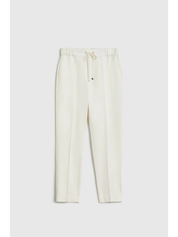 Moodo Nohavice so záhybmi biele Moodo