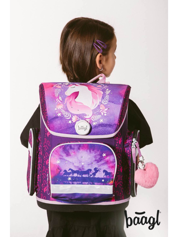 BAAGL  BAAGL SET 5 Ergo Kôň: aktovka, penal, sáčok, zástena, peňaženka