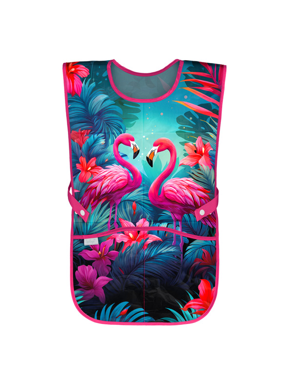 BAAGL  BAAGL SET 5 Ergo Plameňáci: aktovka, penal, sáčok, zástena, peňaženka