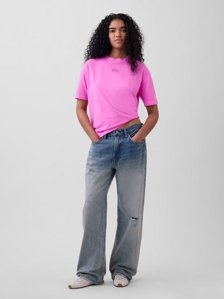 GAP Oversize tričko s logom VintageSoft GAP