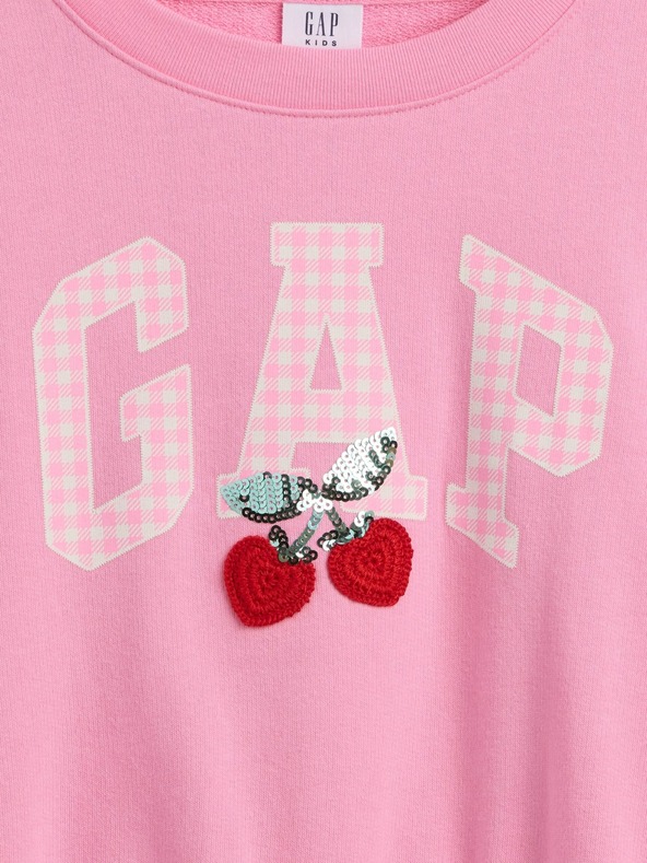 GAP Detská oversize mikina s logom GAP