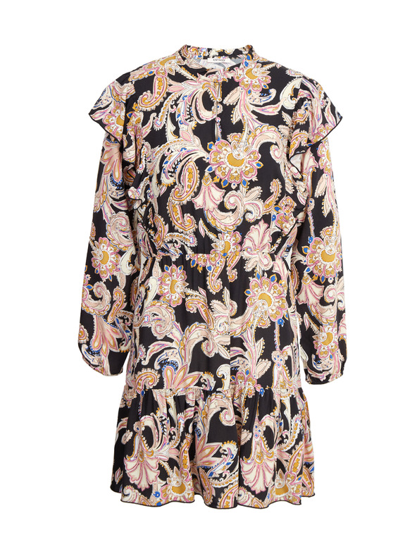 Orsay Béžovo-čierne dámske vzorované šaty ORSAY