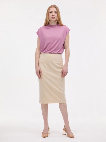 Orsay Svetlofialové dámske tričko s krátkym rukávom ORSAY