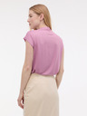 Orsay Svetlofialové dámske tričko s krátkym rukávom ORSAY
