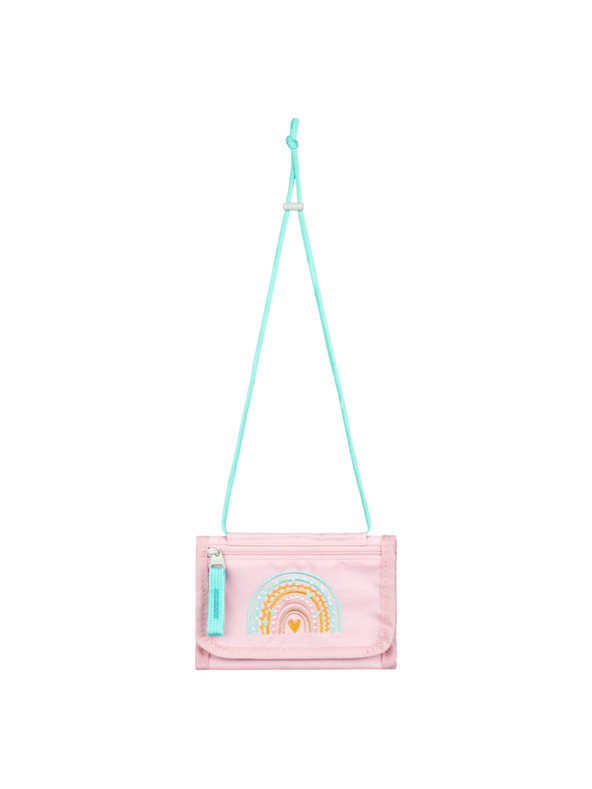 BAAGL  BAAGL SET 5 Zippy Duha ružový: aktovka, penal, vrecko, zástěra, peňaženka